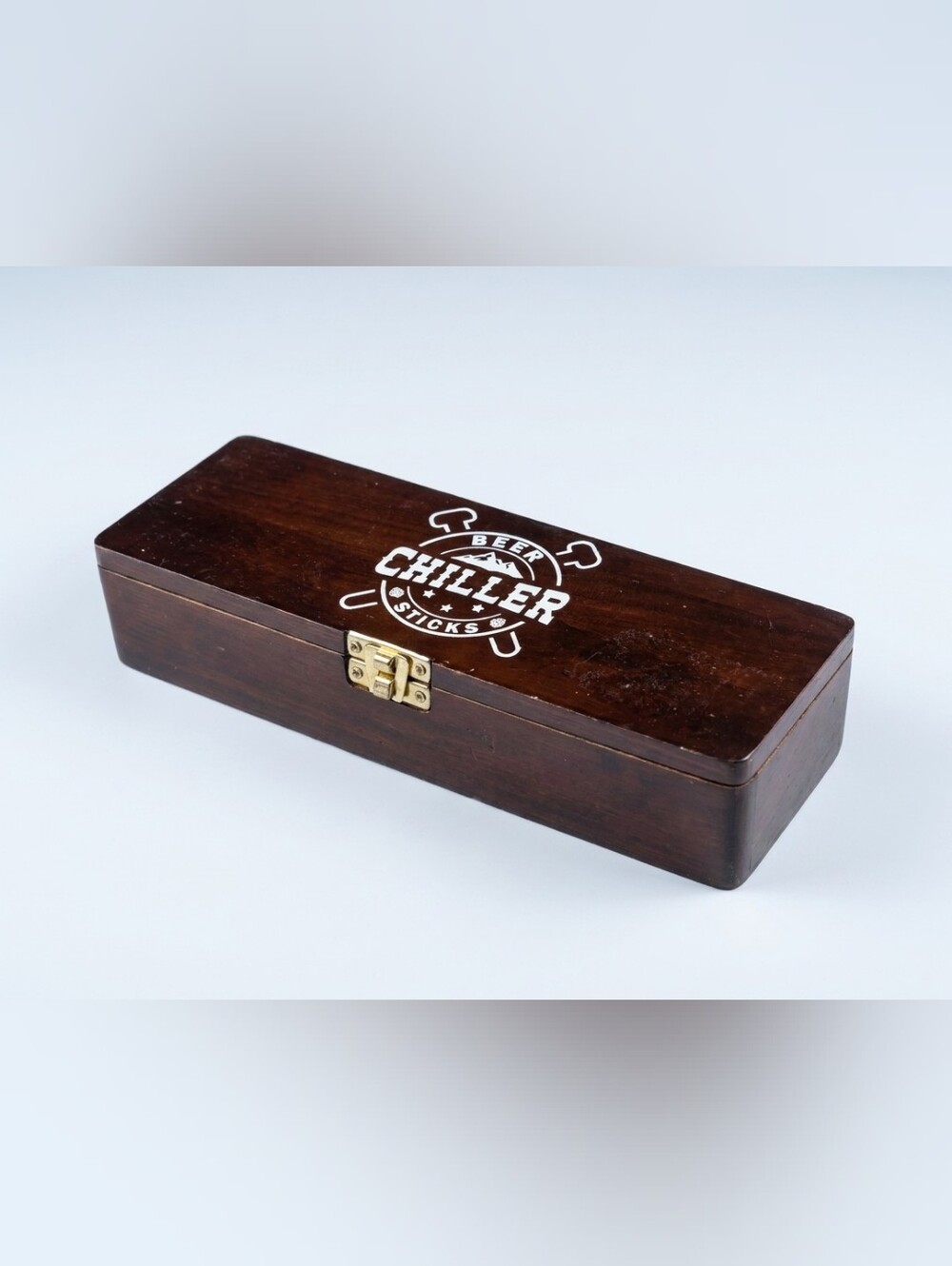 Beer Chiller Sticks Set in Wooden Gift Box Stainless Steel Beer Cooling Rods